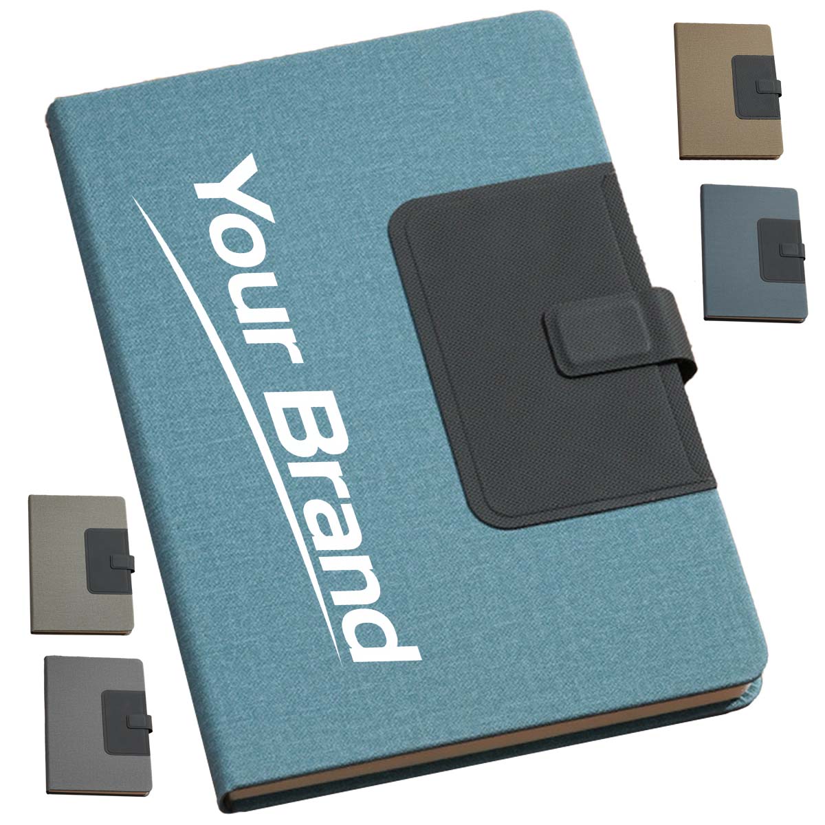Portable A5 Leather Business Notebook Journal