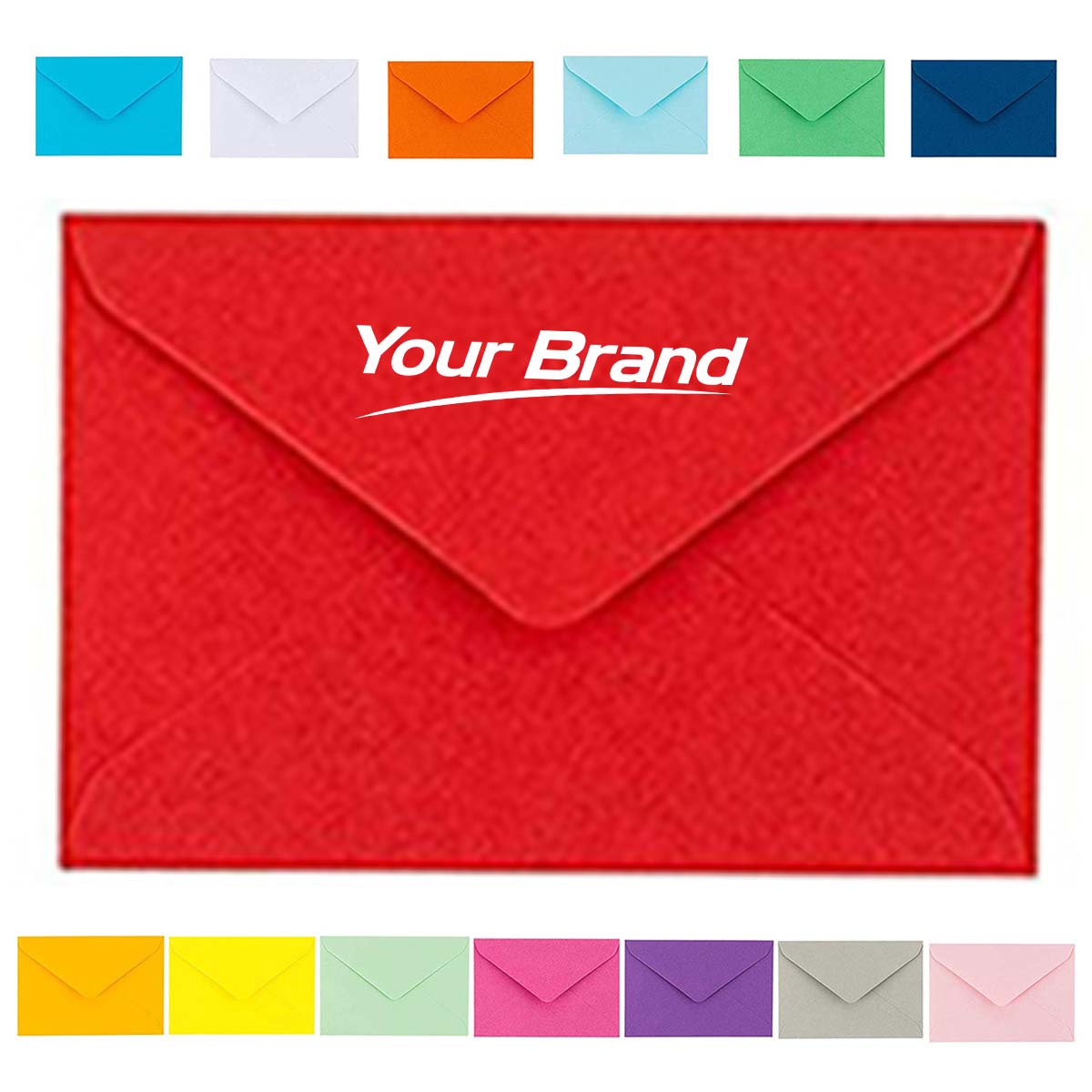 Colorful Mini Envelope Card Holder Pouch