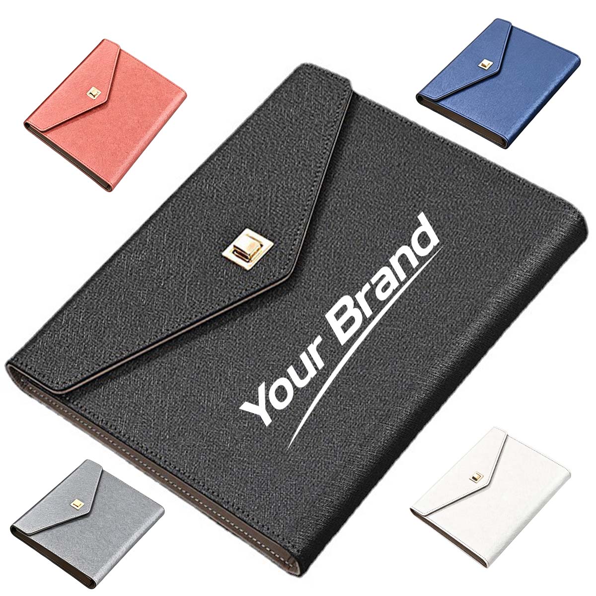 A5 Multifunction Power Bank USB Notebook Portfolio