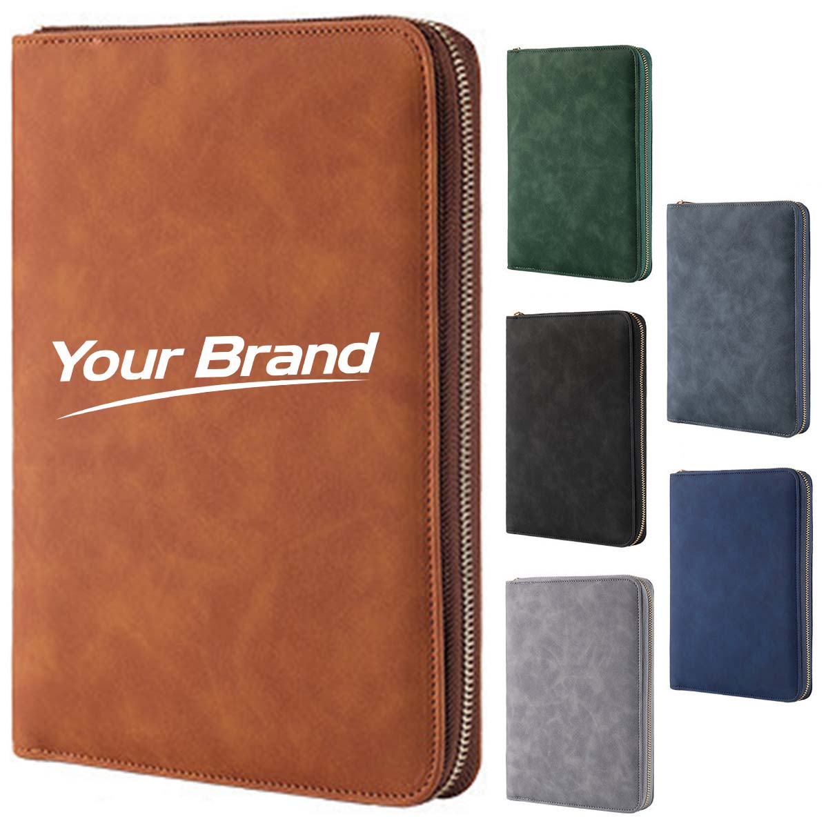 A5 Multifunction Zipper Binder Notebook Organizer Portfolio