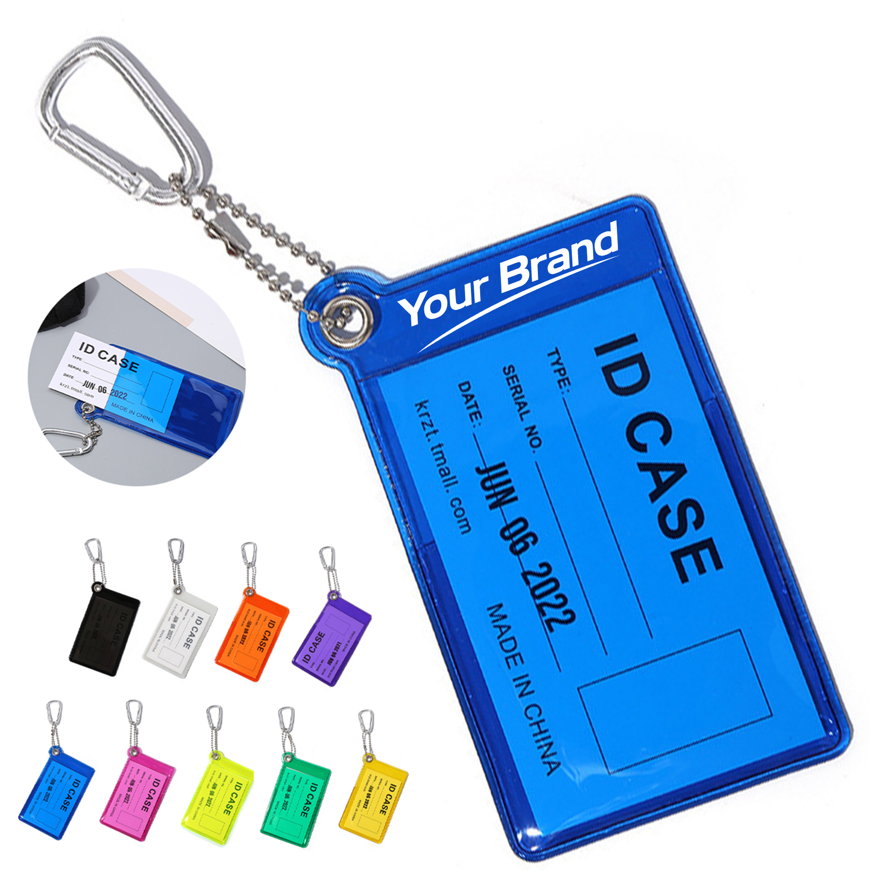 PVC Transparent ID Card Holder