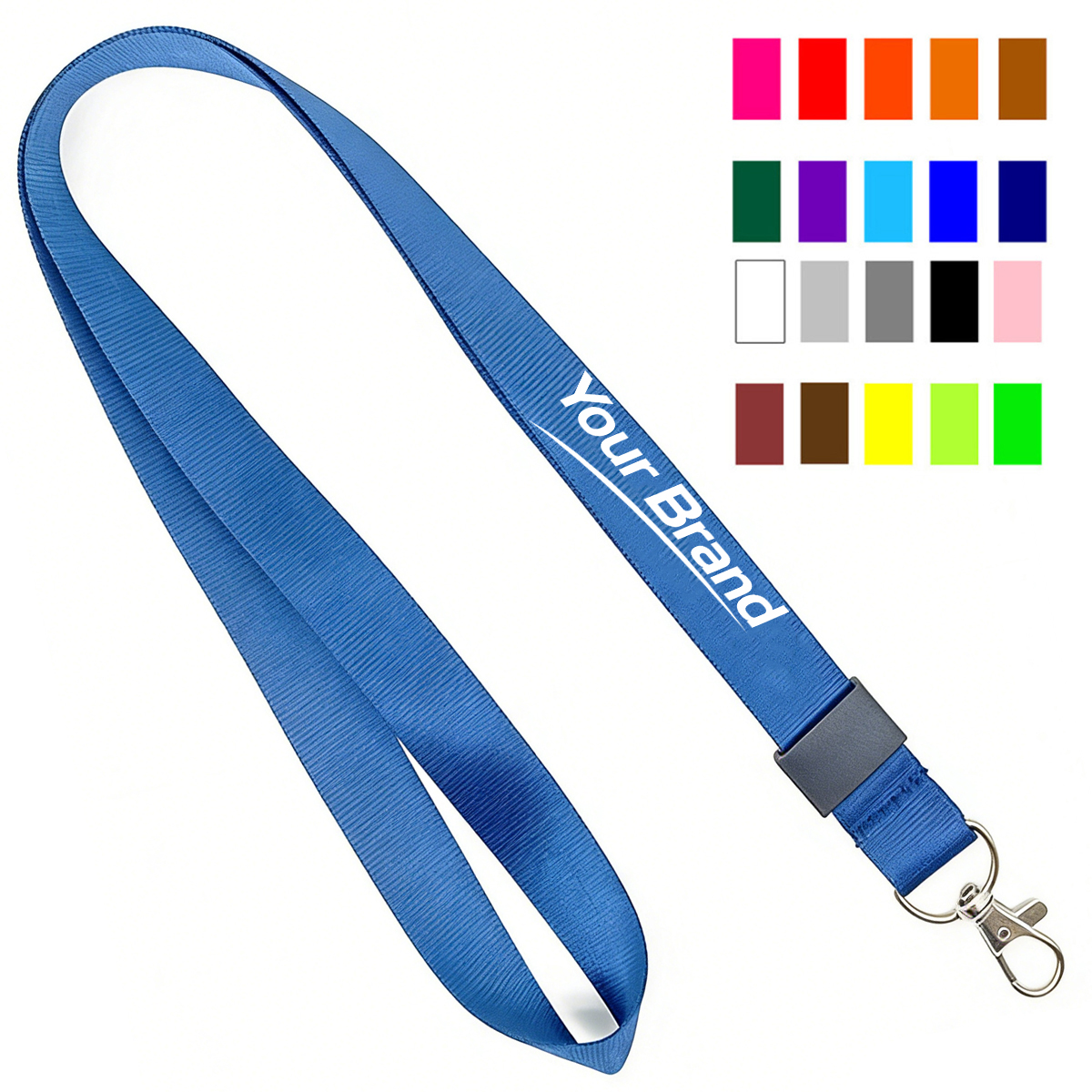 Custom Event Lanyard With Swivel Lobster Clasp