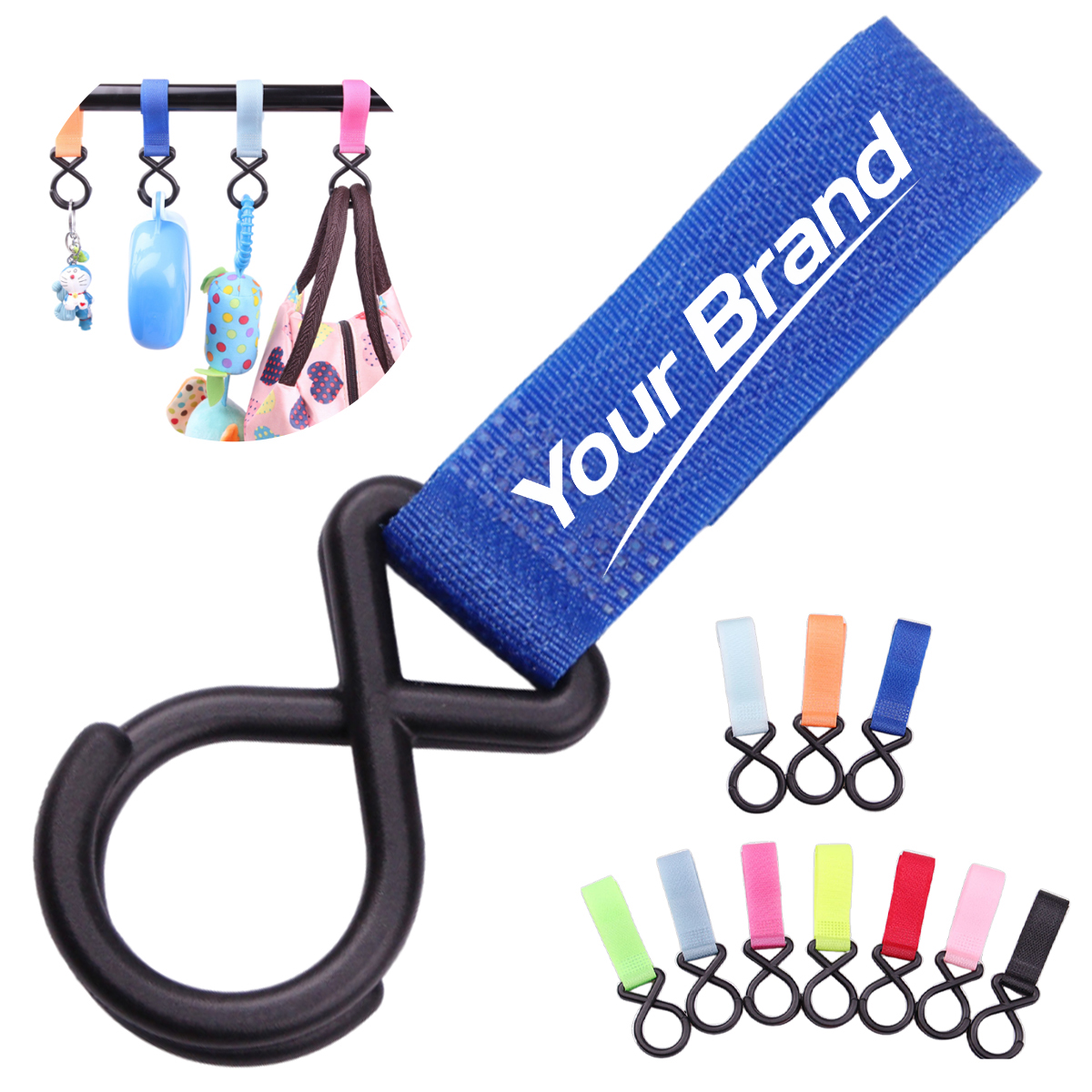 Universal Tactical Nylon Webbing Velcro Gear Hanger Hook