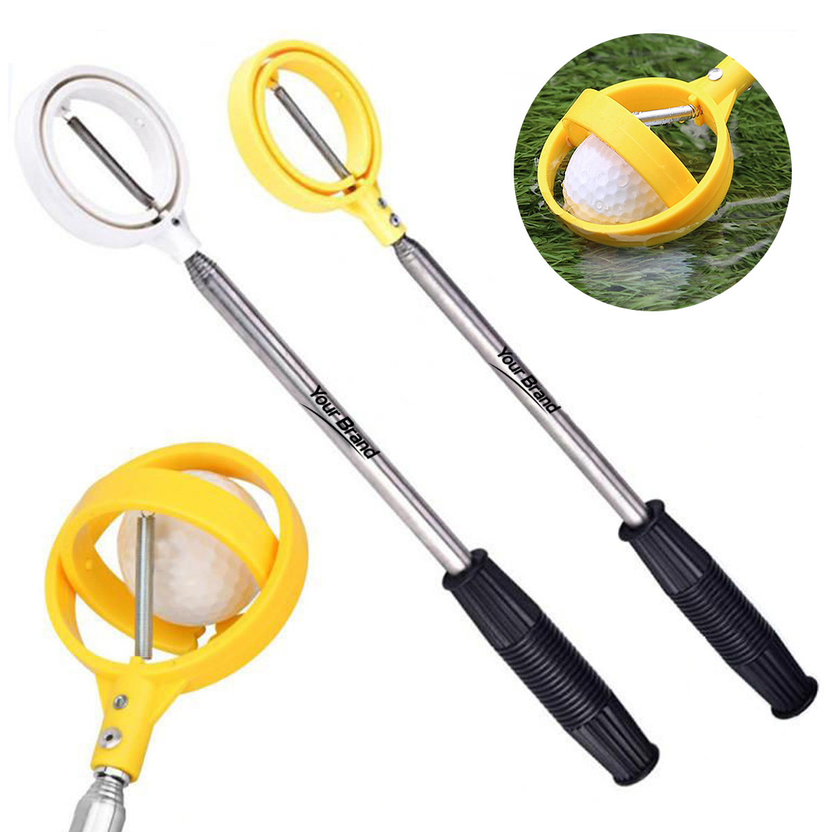 Telescopic Golf Ball Retriever Picker Upper Tool