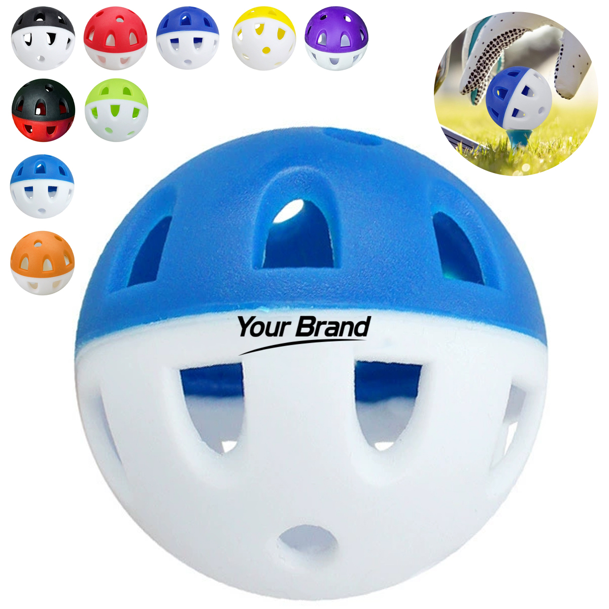 Limited Flight 26-Hole Plastic Golf Practice Balls