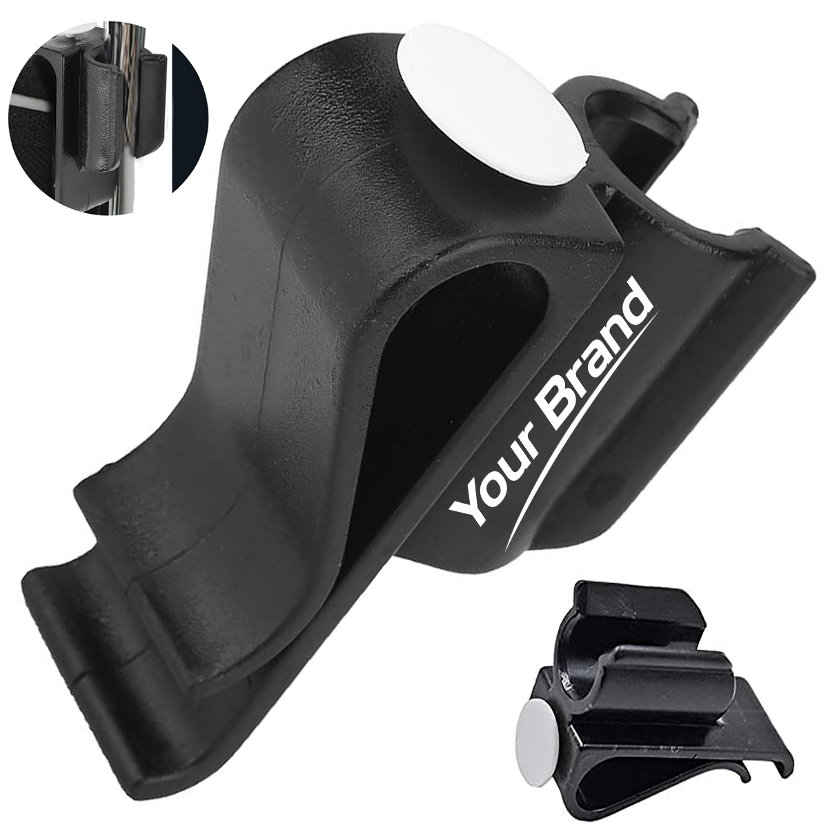 Portable Golf Putter Clip Club Holder With Ball Marker