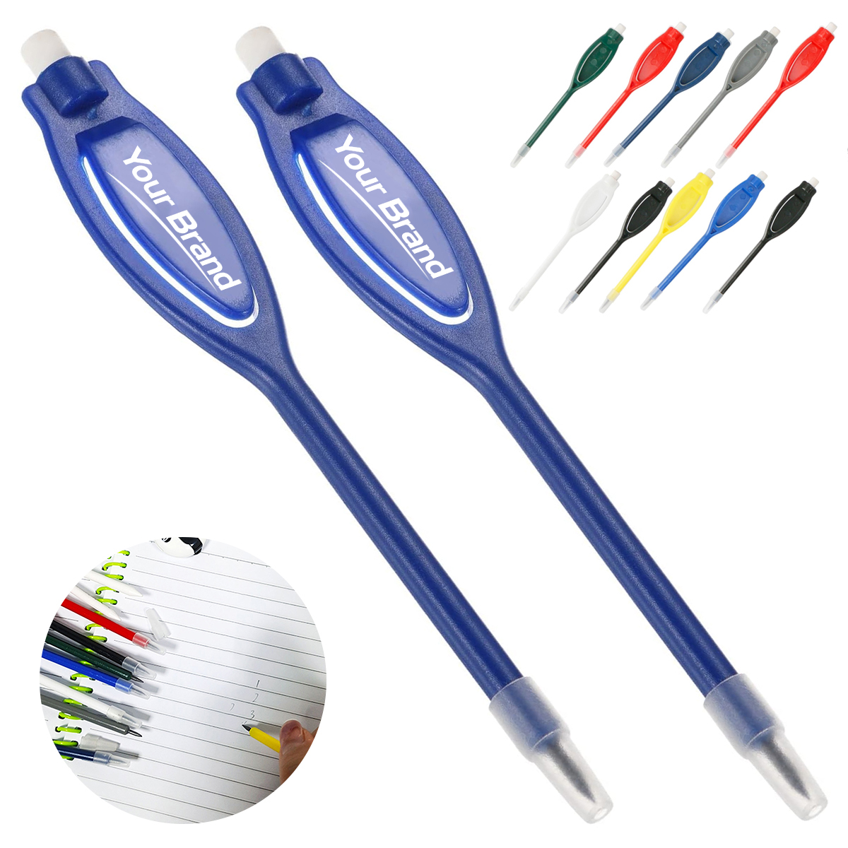 Short Golf Scorecard Pencil With Attached Eraser