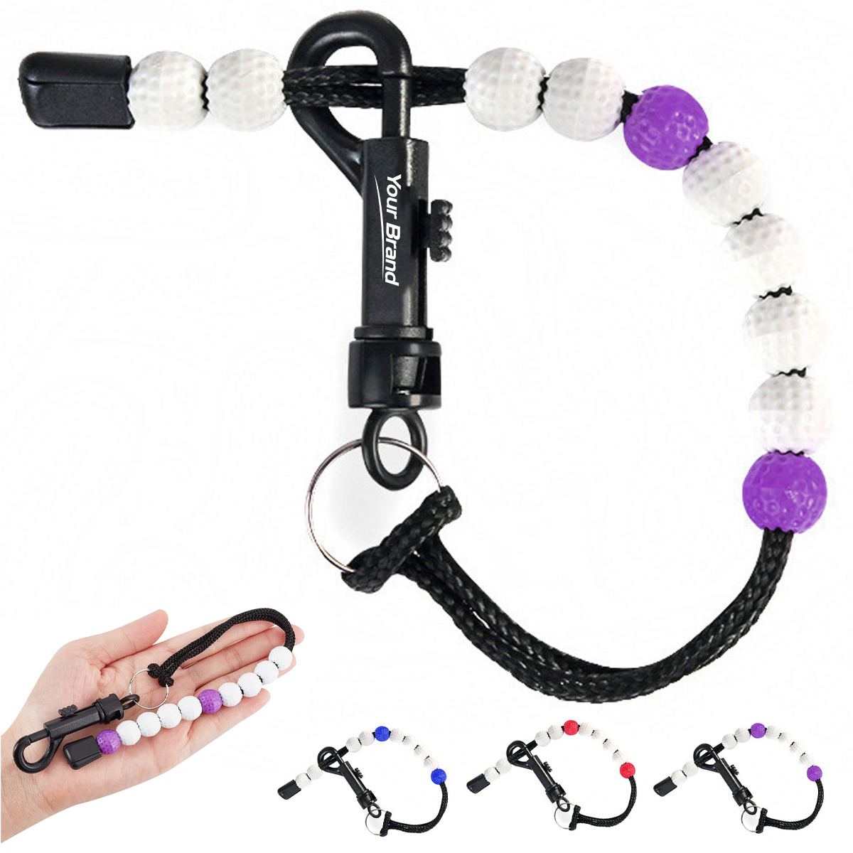 Premium Braided Nylon Golf Bead Stroke Counter Score Keeper