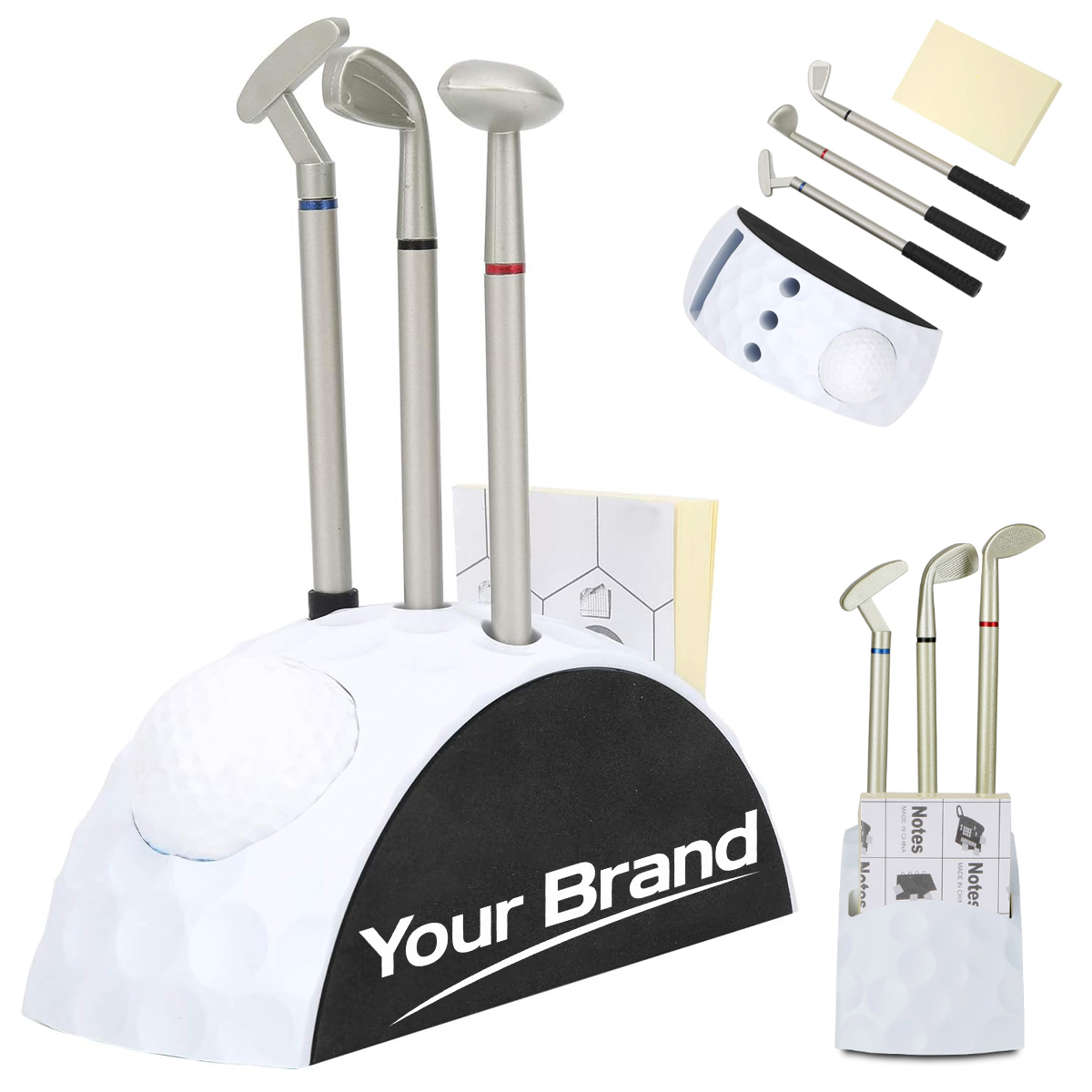 Miniature Golf Bag Desktop Organizer Pen Holder Replica