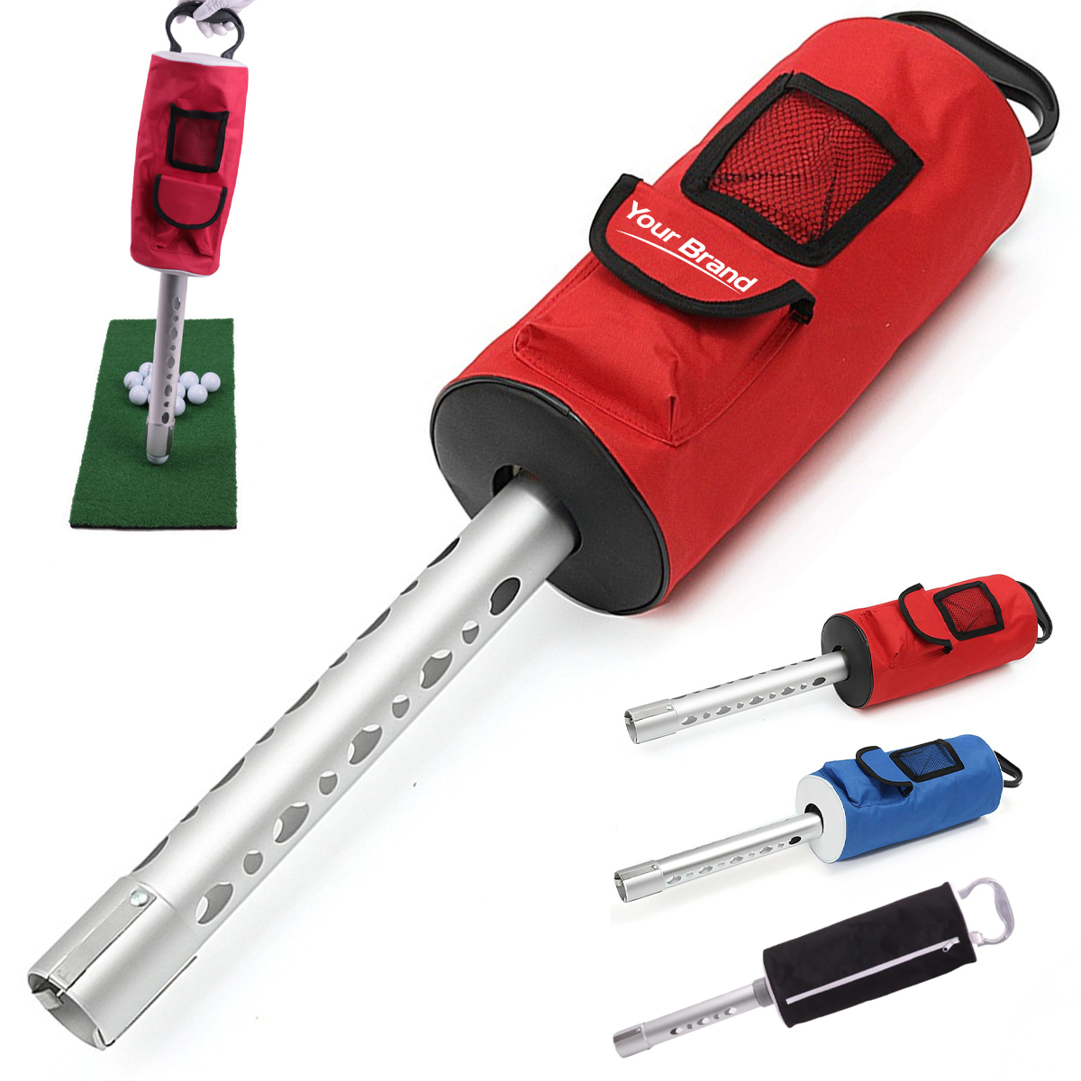 Tube Golf Ball Retriever Large Capacity Picker-Upper