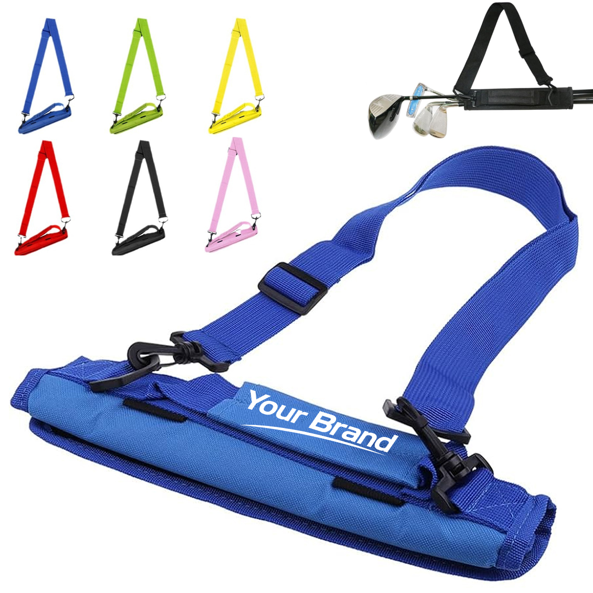 Golf Sunday Stand Bag Lightweight Half Set Club Carrier