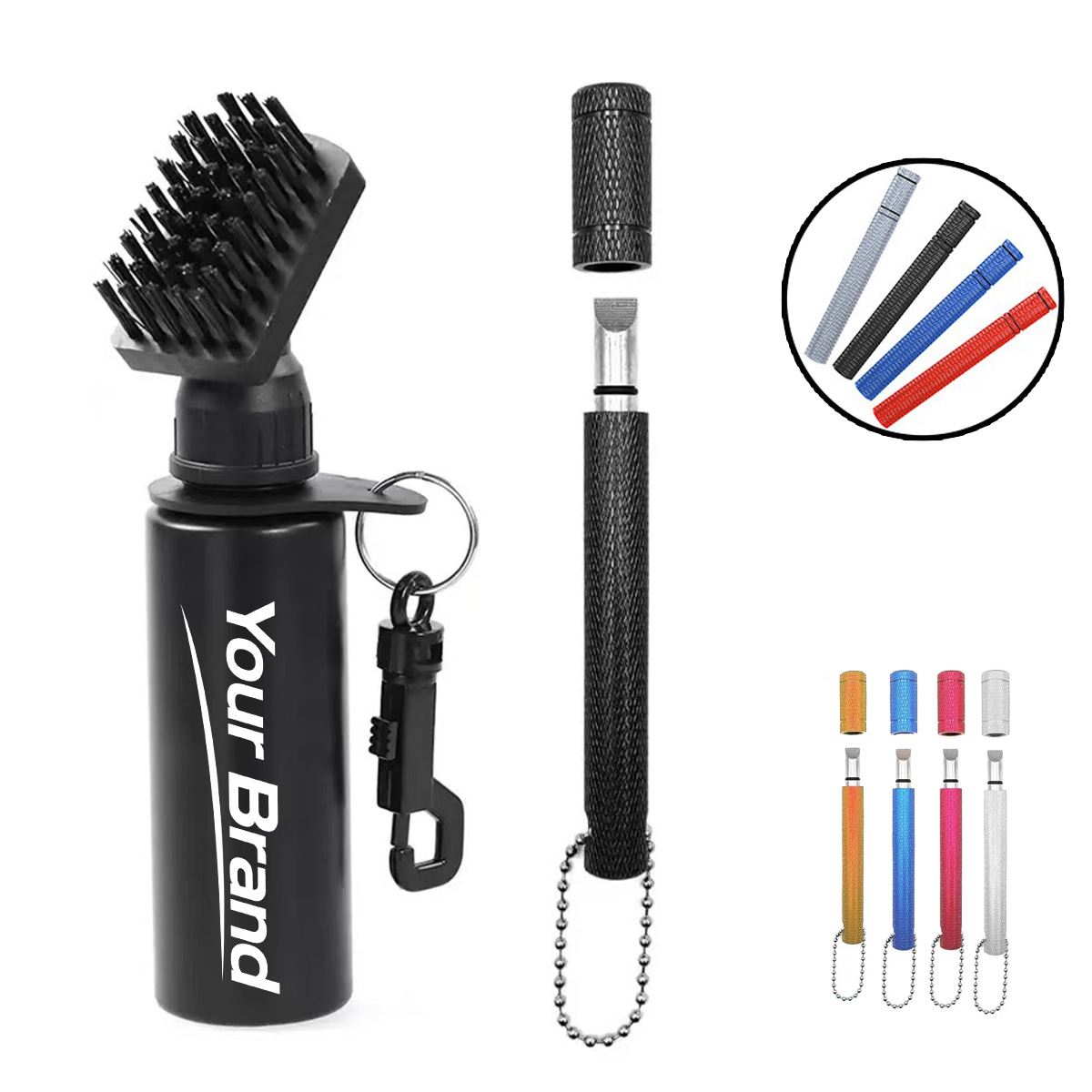 Professional Golf Club Cleaning Brush & Groove Tool Kit