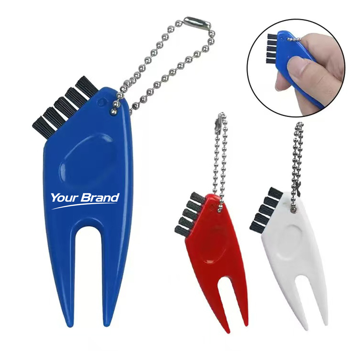 Portable 2-in-1 Golf Divot Repair Tool