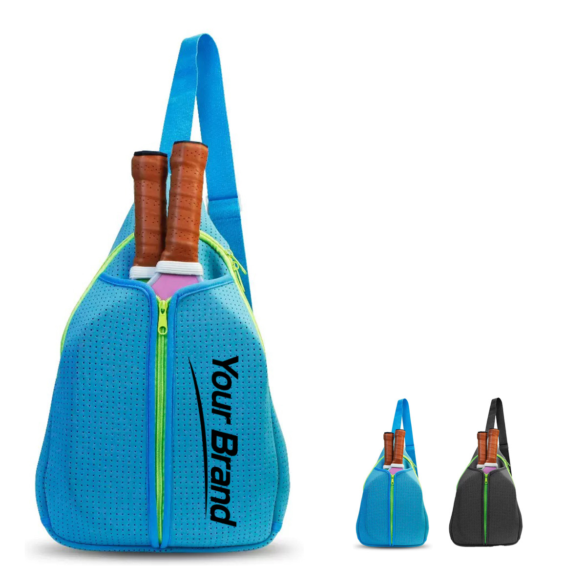 Neoprene Crossbody Pickleball and Golf Gear Sling Bag