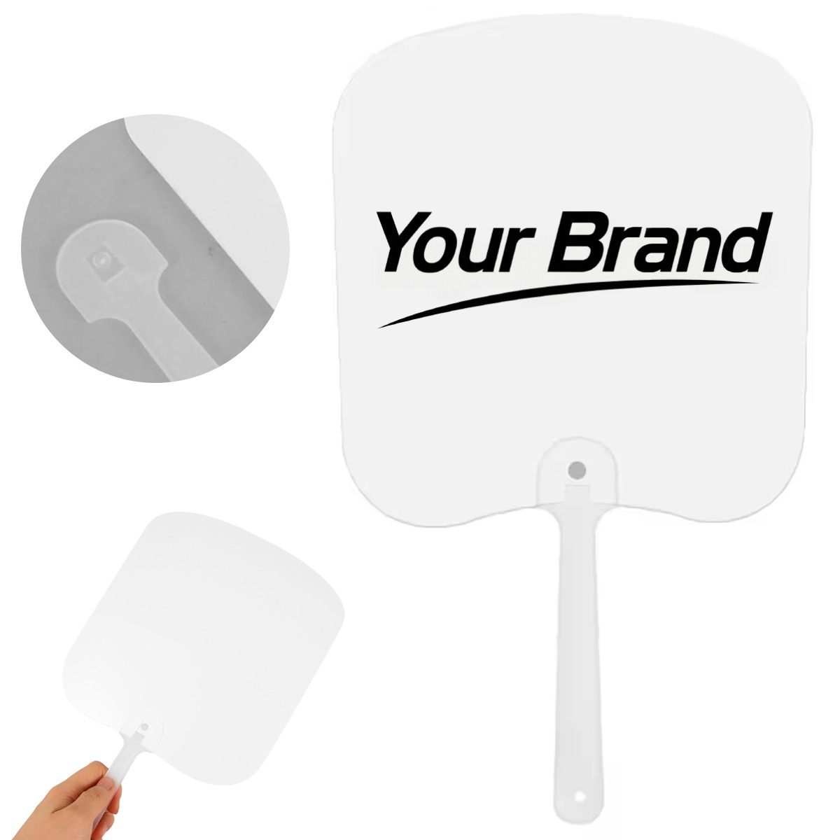 Rectangular Promotional Hand Fan