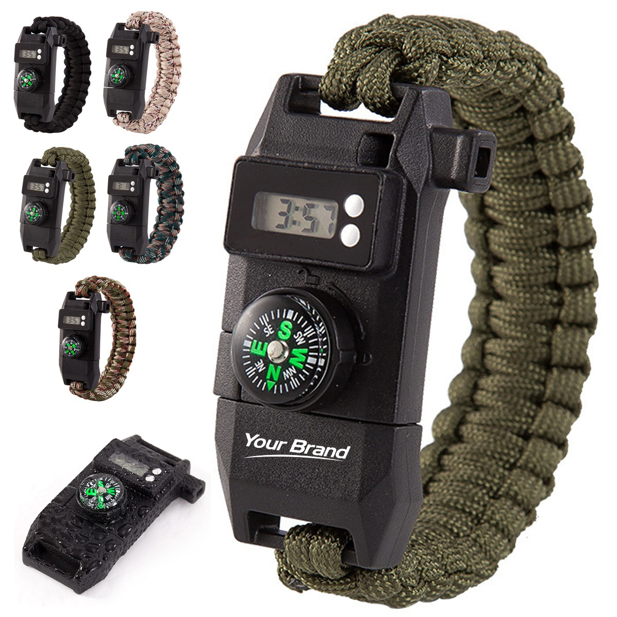 7-in-1 Survival Paracord Bracelet