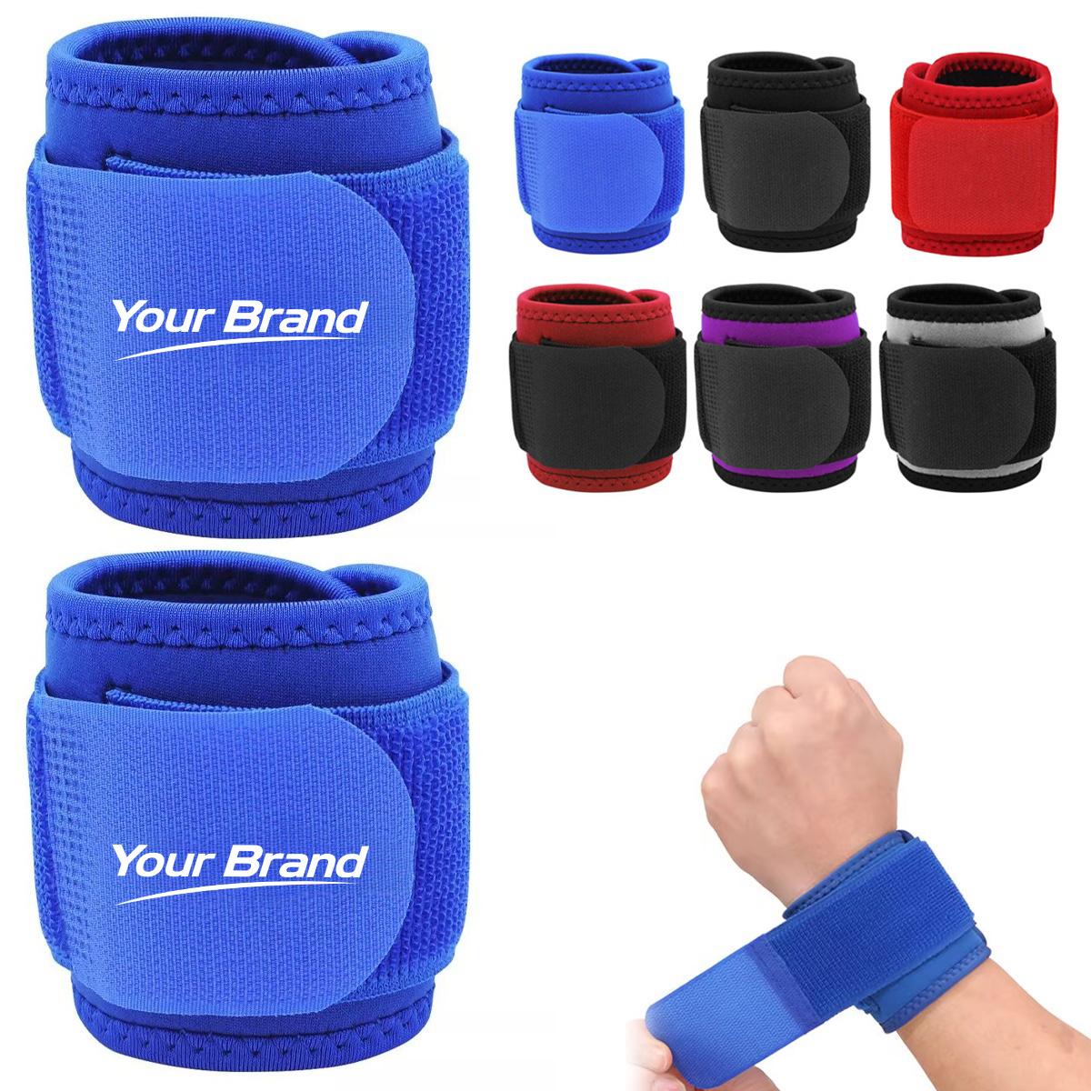 Adjustable Compression Wrist Support Brace