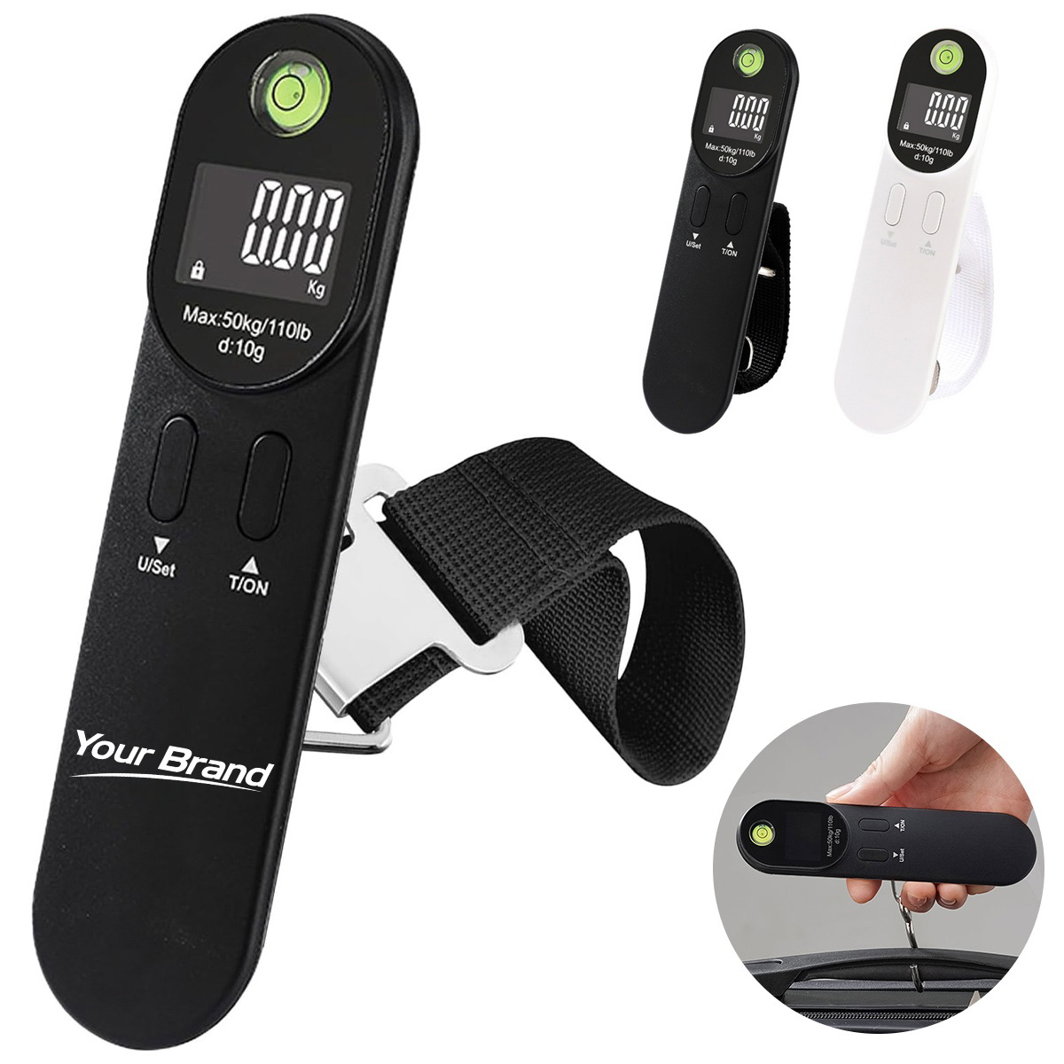 Portable Digital Luggage Scale with Strap Hook