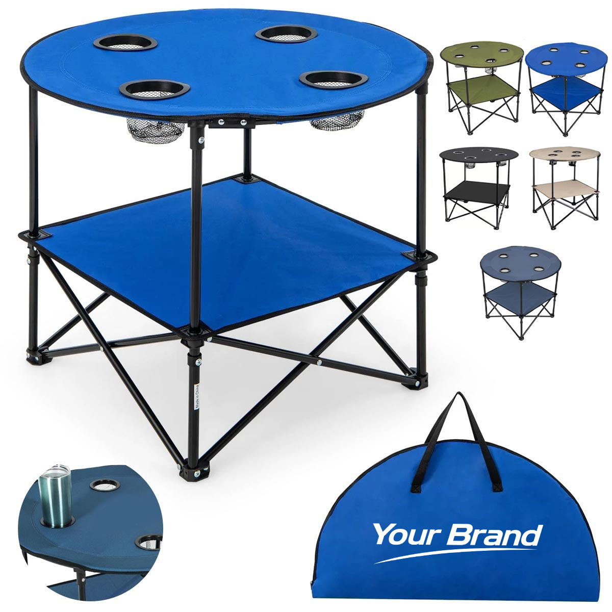 Portable Folding Round Camping Table