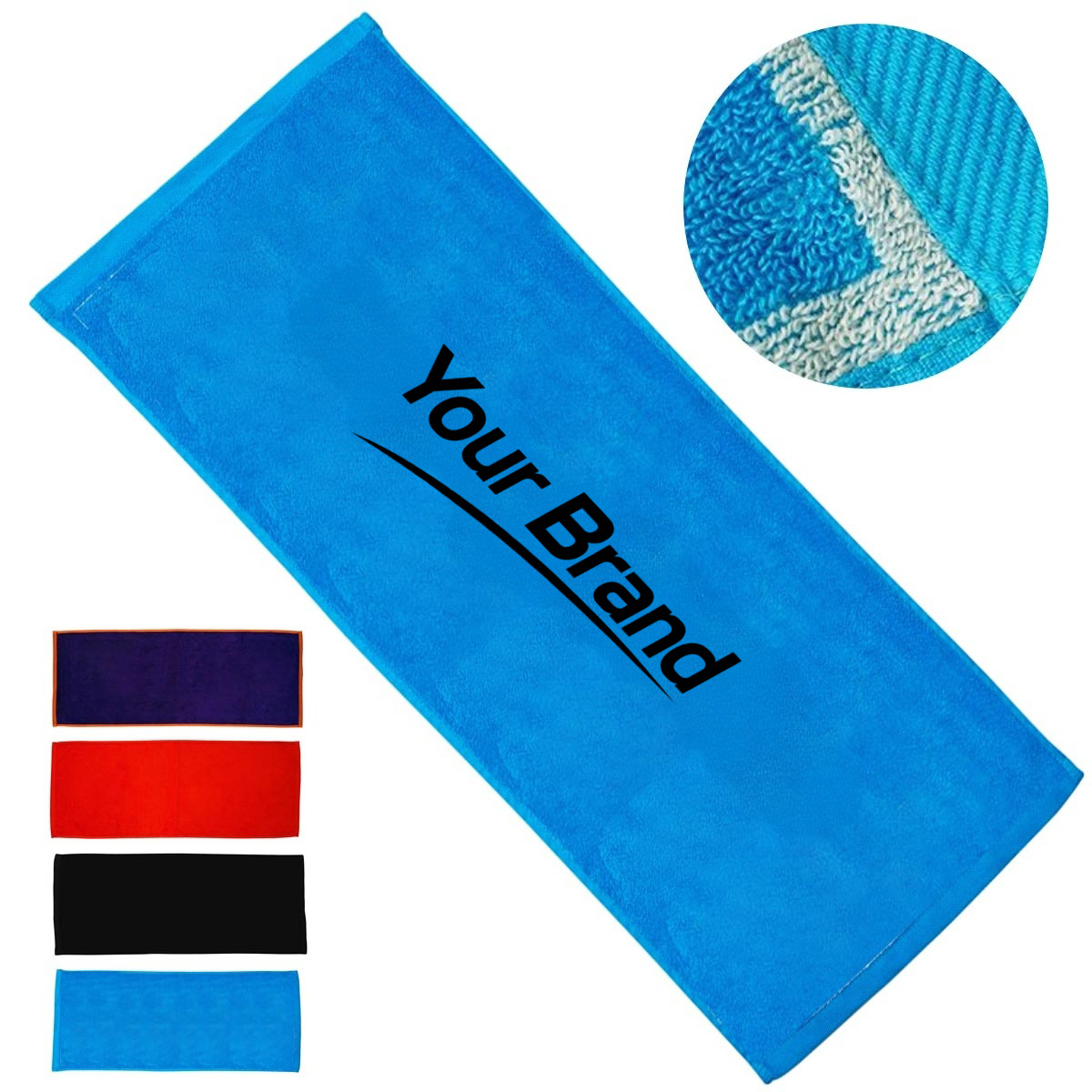 Custom Jacquard Cotton Sports Towel For Gym Fitness