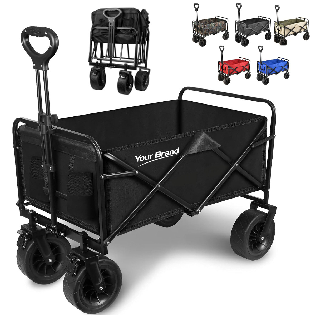 Folding Platform Hand Truck With 5-Inch Wheels