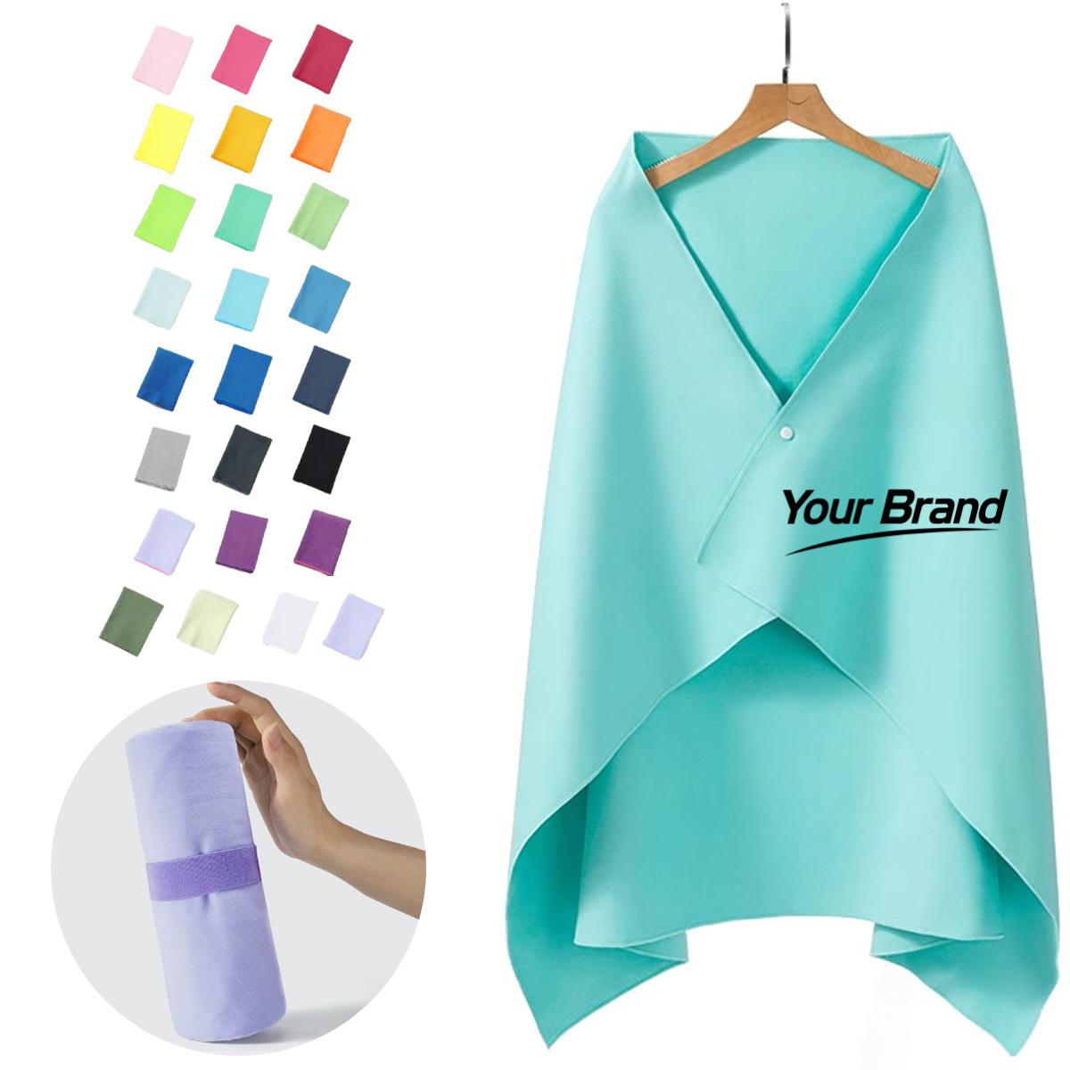 63x31 Inch Quick Dry Microfiber Swimming Bath Towel