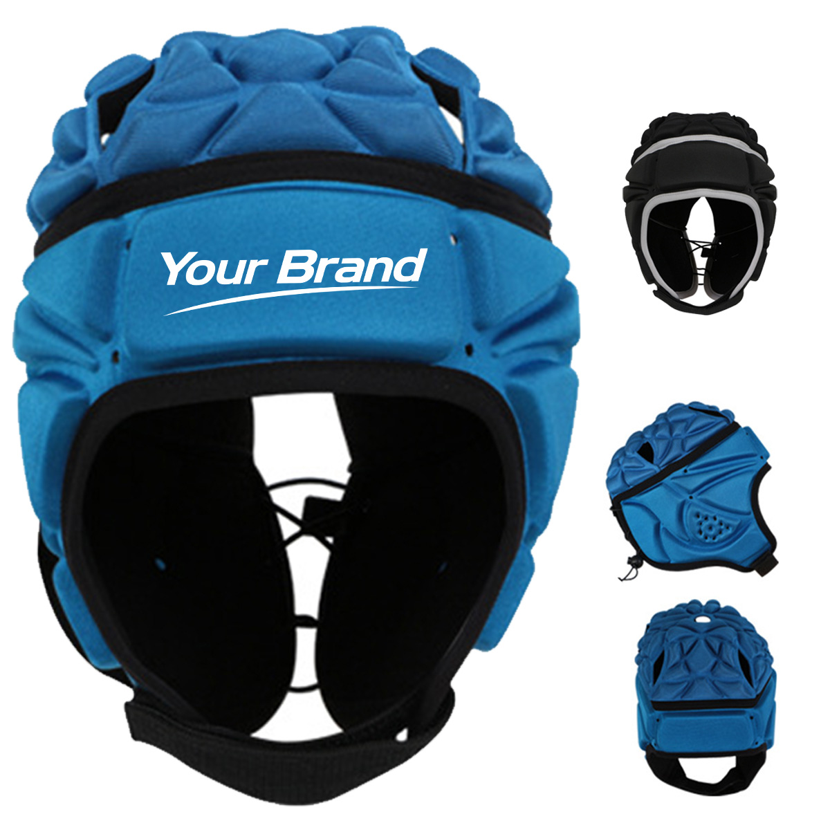 Soft Shell Padded Rugby Helmet Goalkeeper Scrum Cap