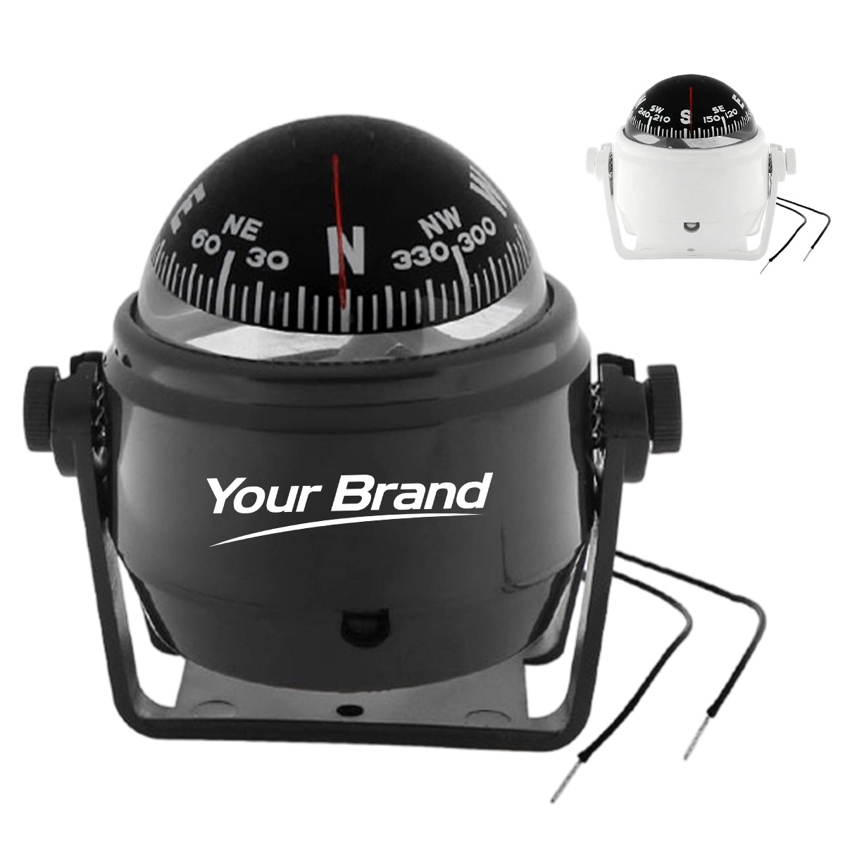 Illuminated Marine Dashboard Navigation Compass With Light
