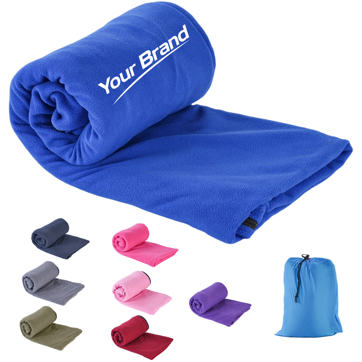 Portable Envelope Sleeping Bag Liner Travel Blanket