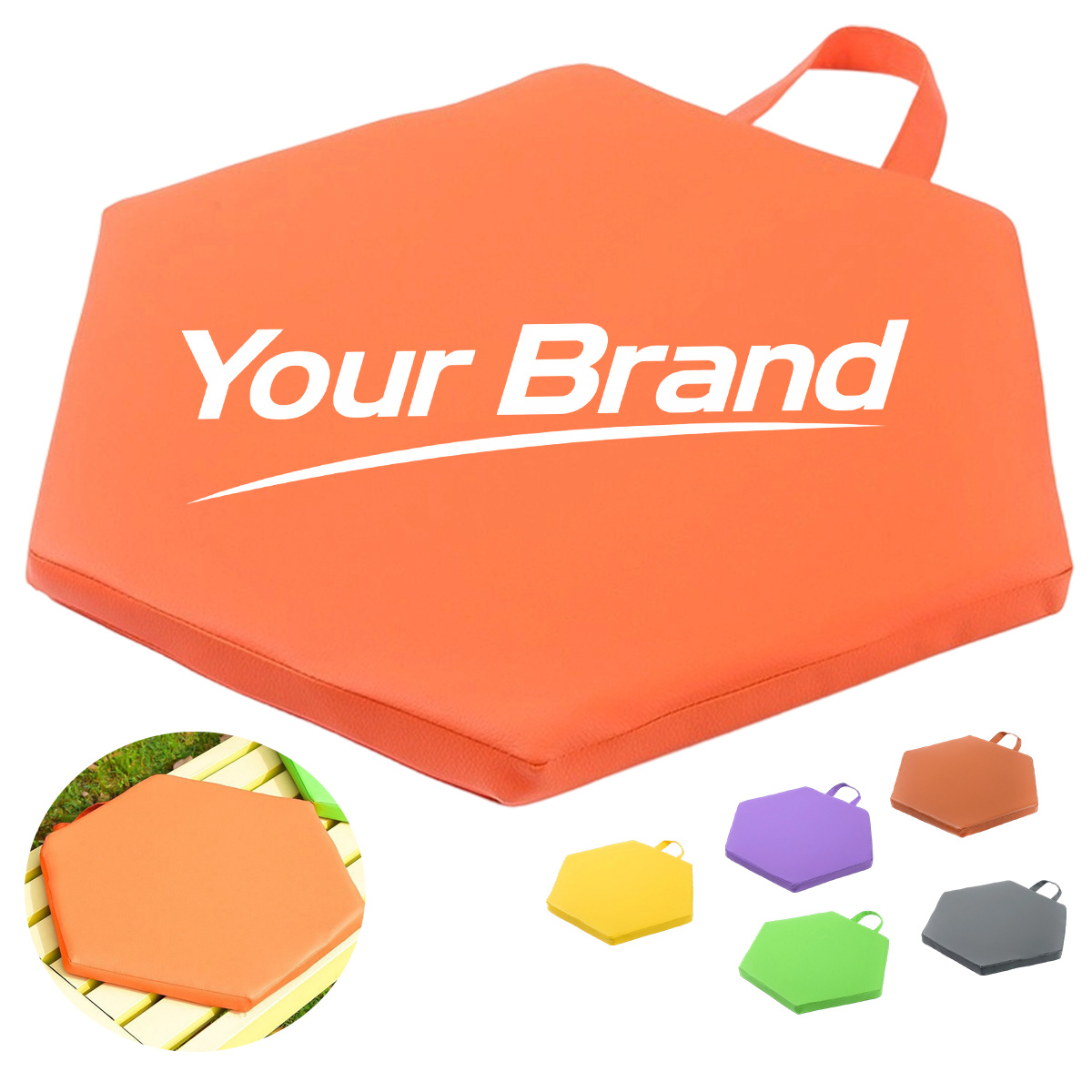 Portable Hexagonal Stadium Seat Cushion
