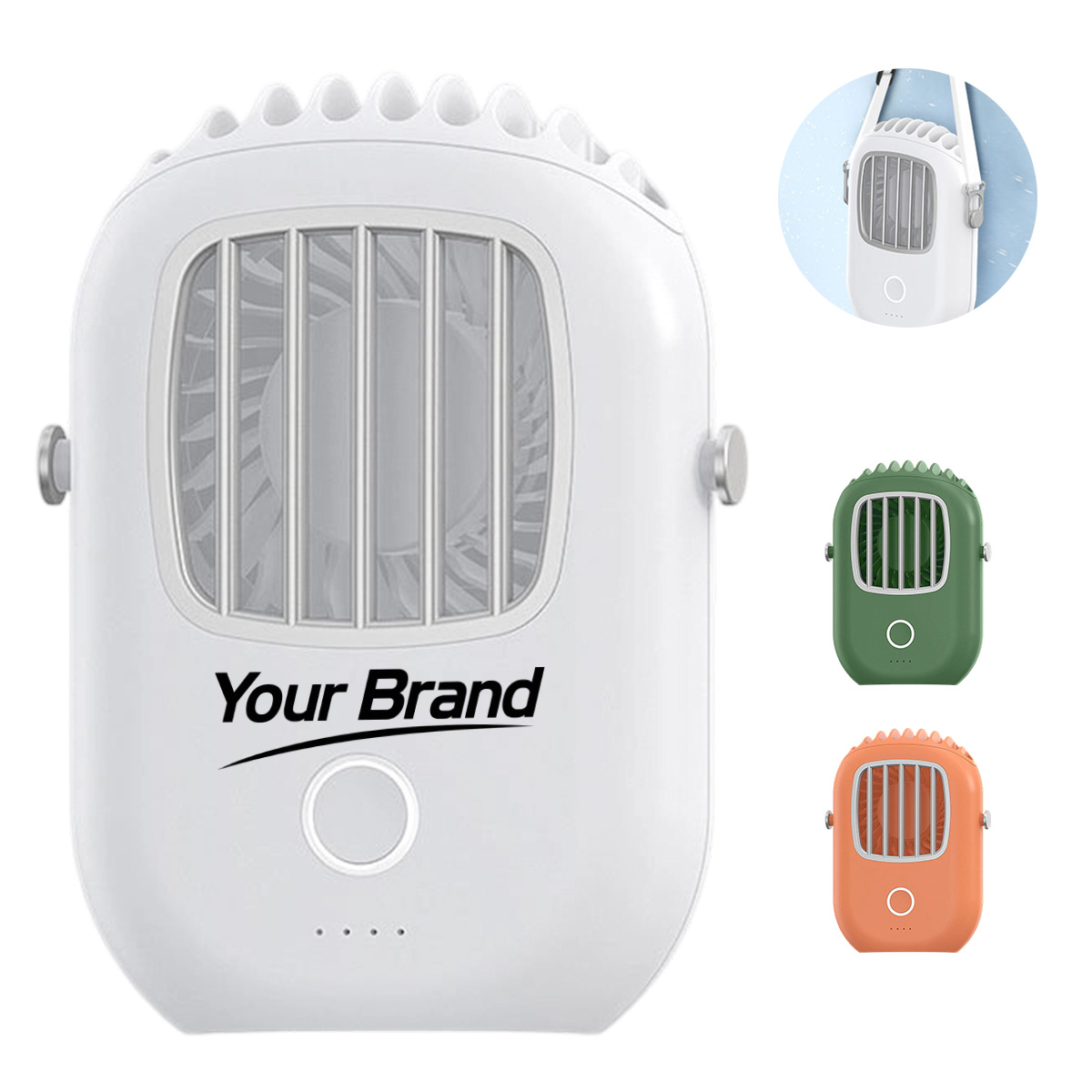 Hands Free Rechargeable Portable Necklace Mini Fan