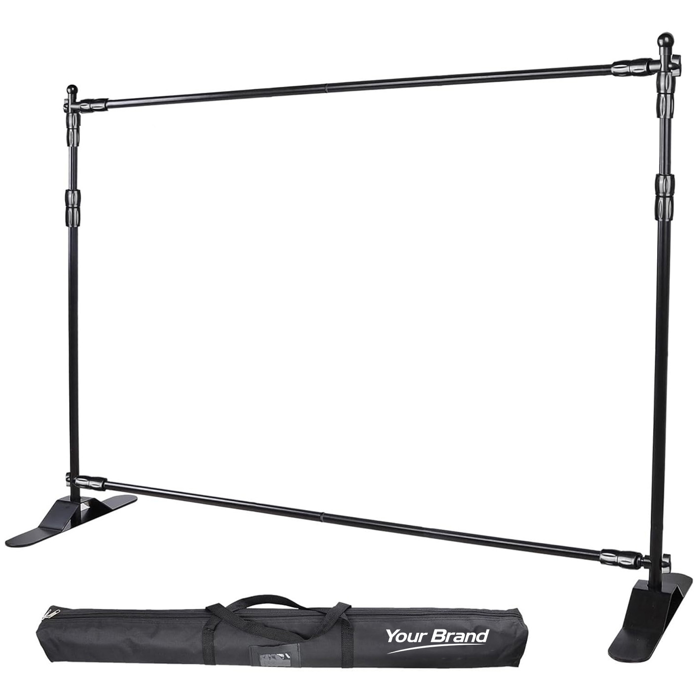Adjustable Telescopic Step Repeat Backdrop Banner Stand