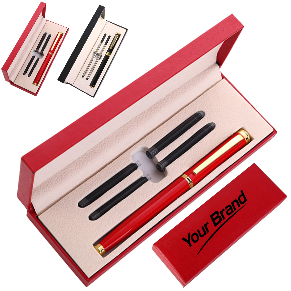 2 pcs Wood Pen Set In Gift Box