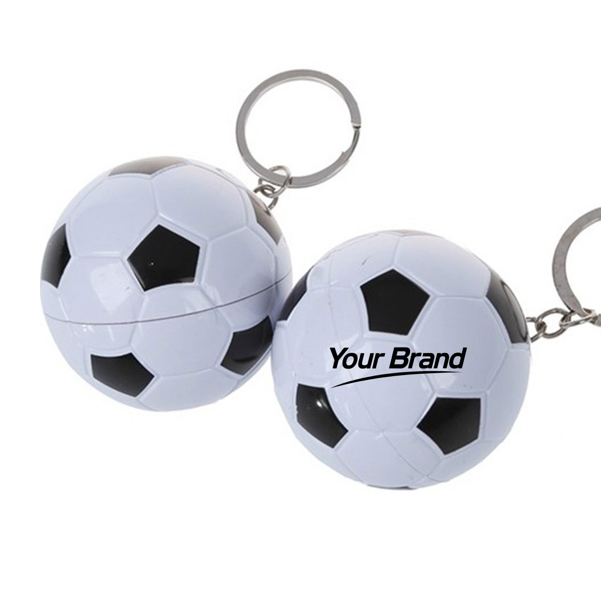 Soccer Ball Shape Mini Telescopic Keychain Pen