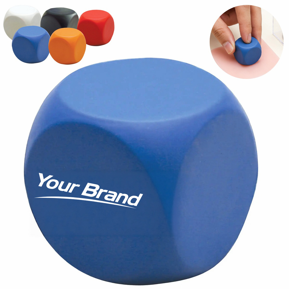 Square Cube PU Foam Stress Reliever Decision Maker Toy