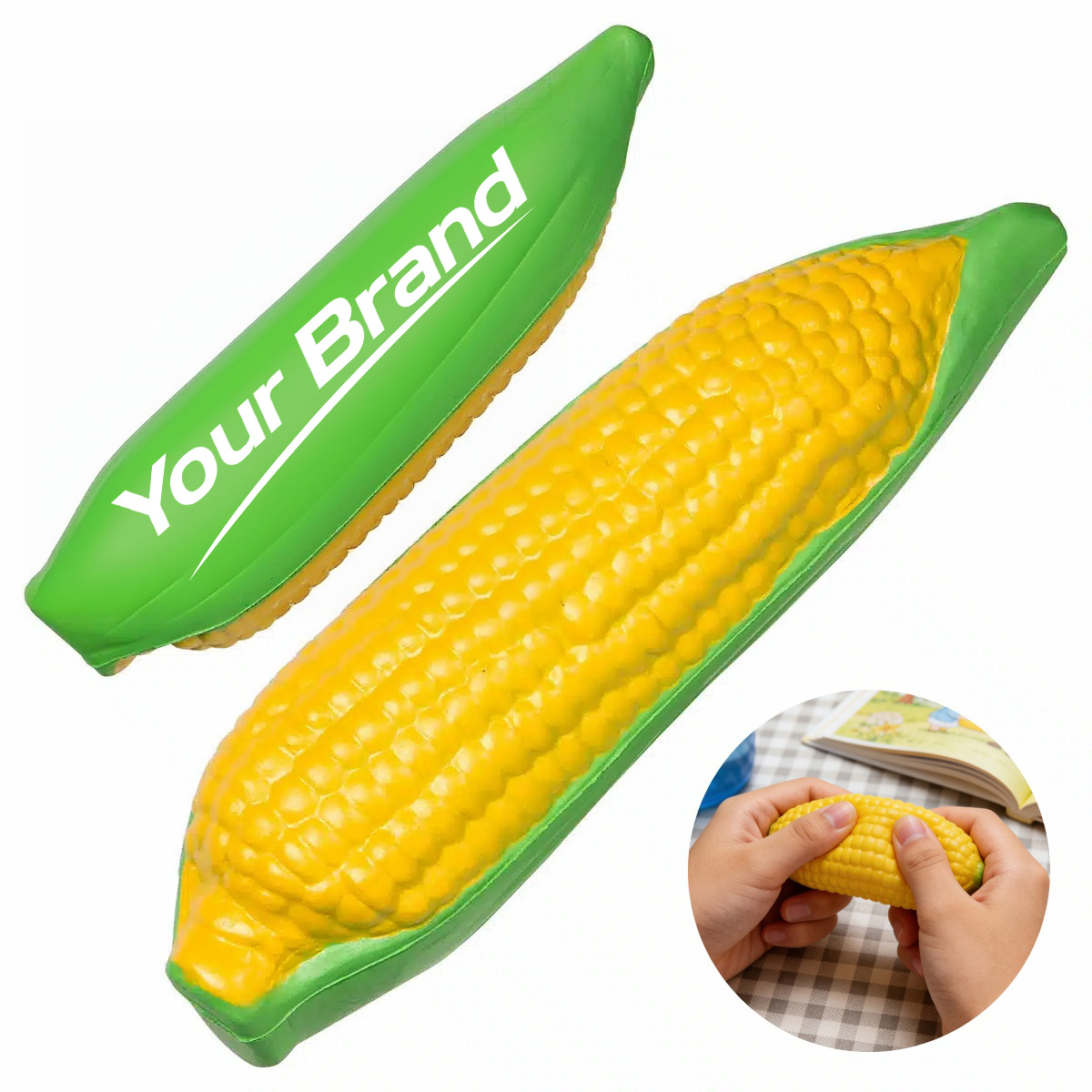 Corn on the Cob Vegetable PU Foam Stress Reliever Toy