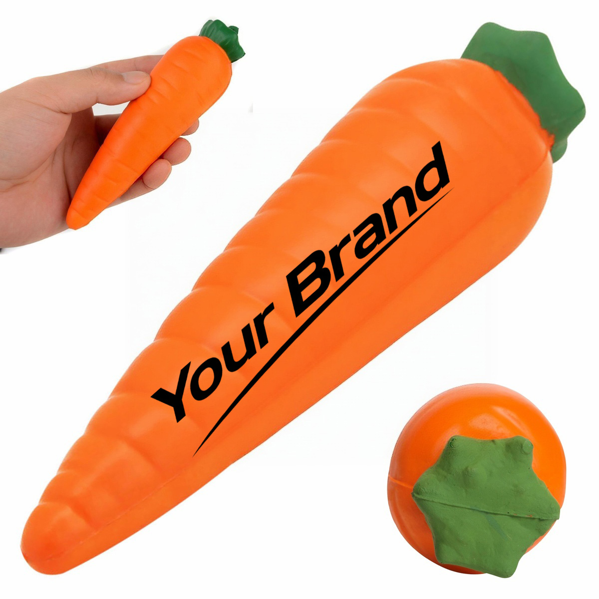Carrot Vegetable PU Foam Stress Reliever Toy