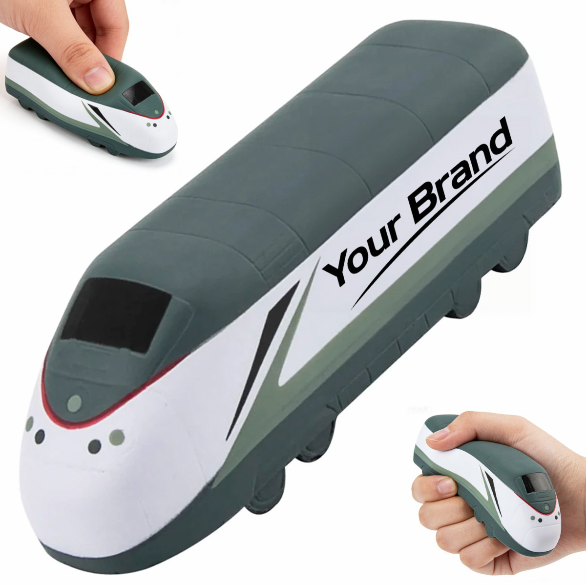 High Speed Bullet Train Subway Metro Car PU Foam Stress Reliever Toy