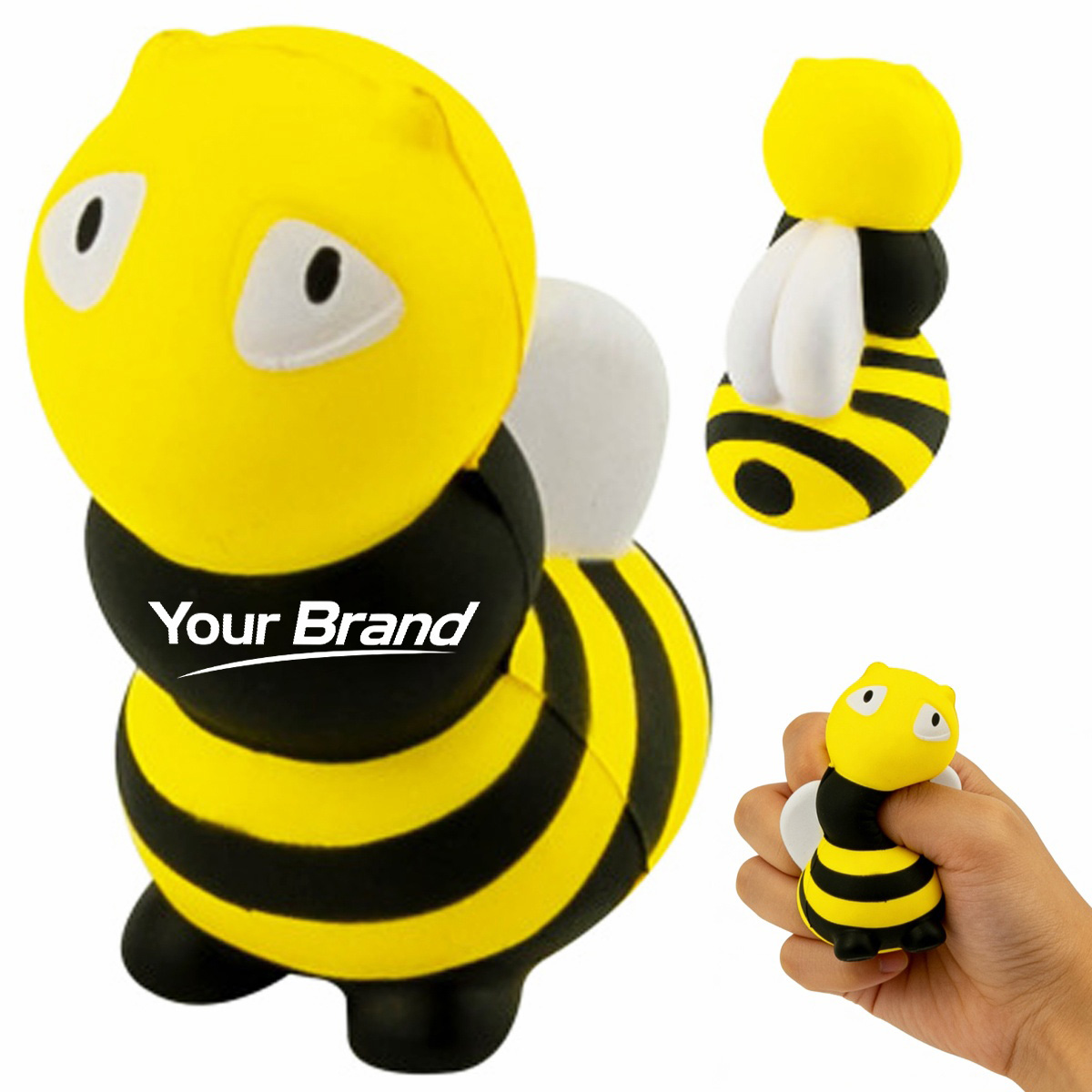 Bumble Bee Insect PU Foam Stress Reliever Squeeze Toy