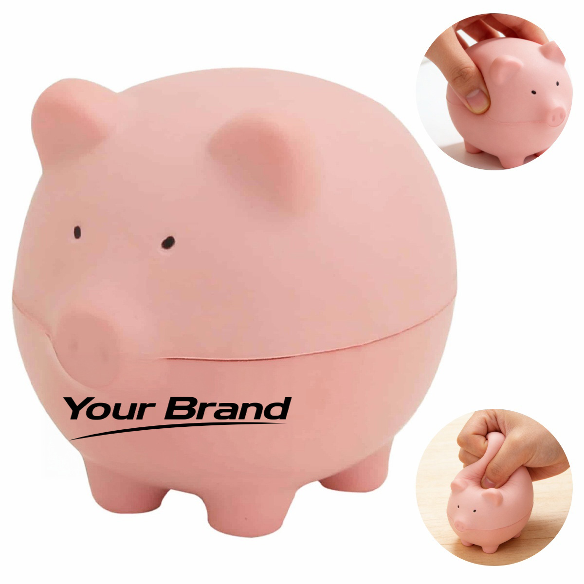 Piggy Bank Farm Animal PU Foam Stress Reliever Toy