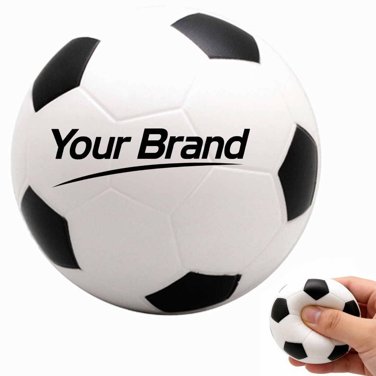 Soccer Ball Sports PU Foam Stress Reliever Toy