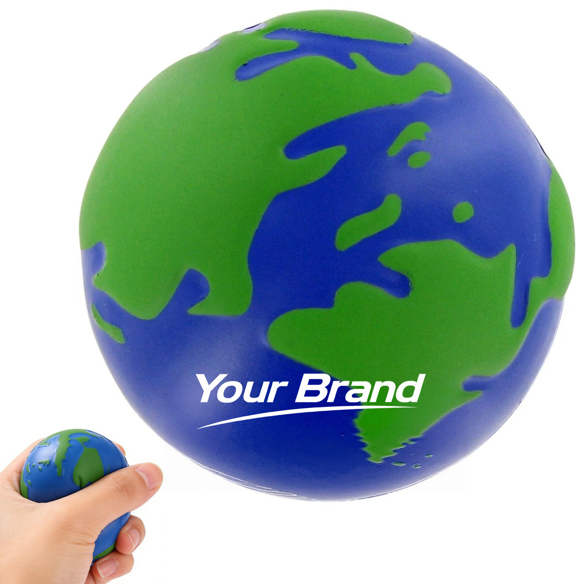 Earth World Map PU Foam Stress Reliever Squeeze Toy