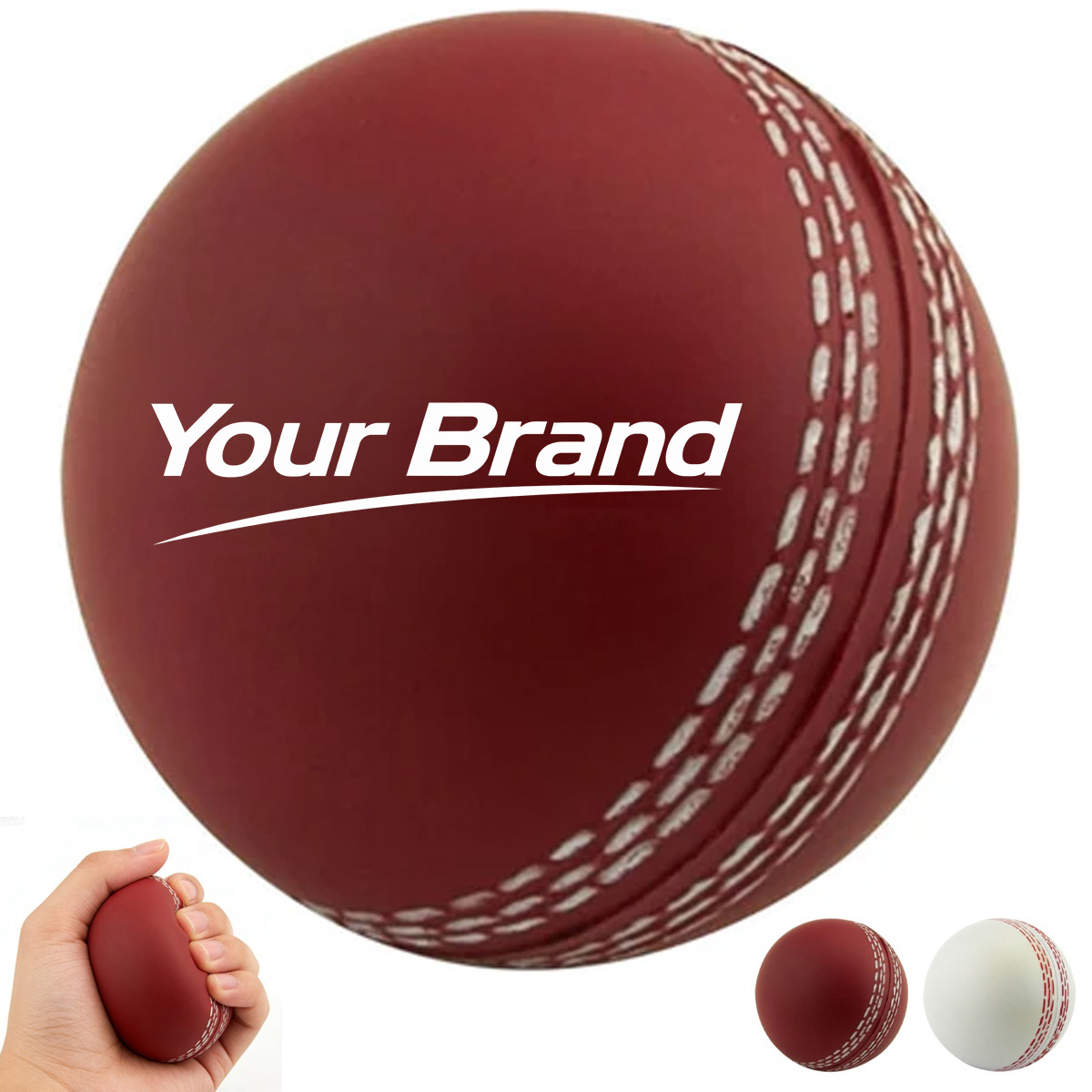 Cricket Ball Sports PU Foam Stress Reliever Toy