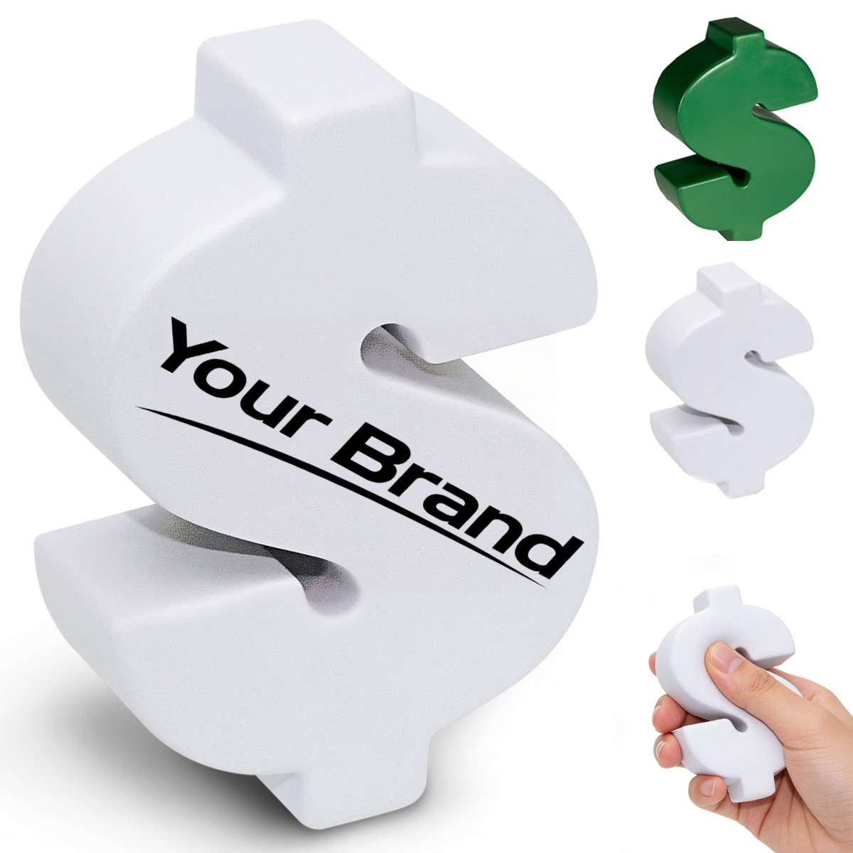 Dollar Sign Shape Money PU Foam Stress Reliever Toy