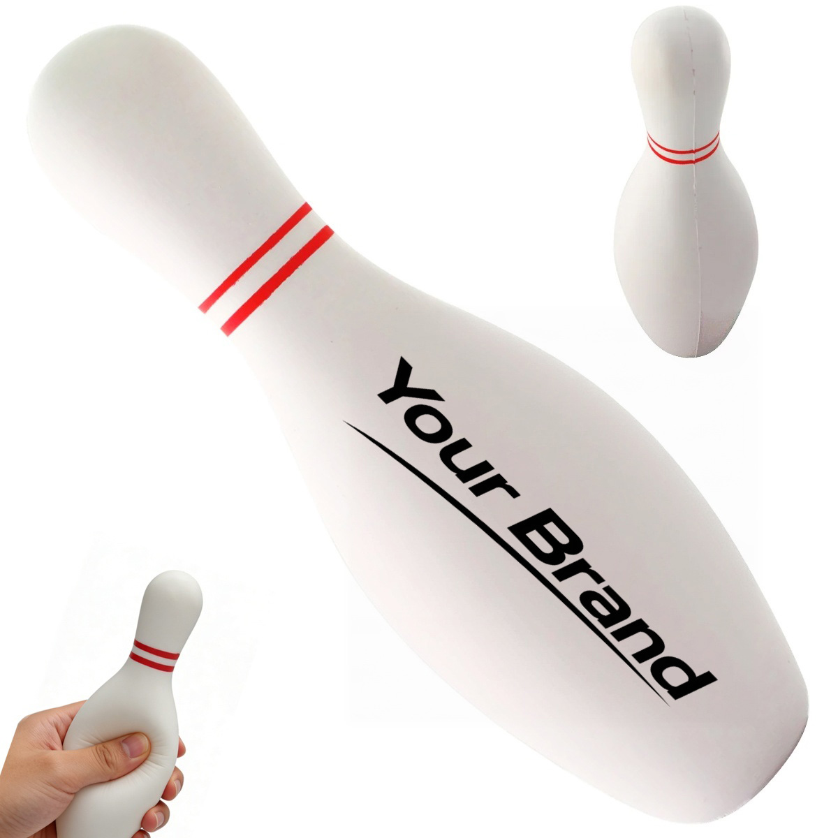 Bowling Pin PU Foam Stress Reliever Toy