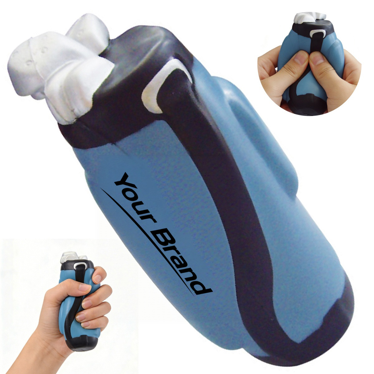 Golf Bag With Clubs Sports PU Foam Stress Reliever Toy