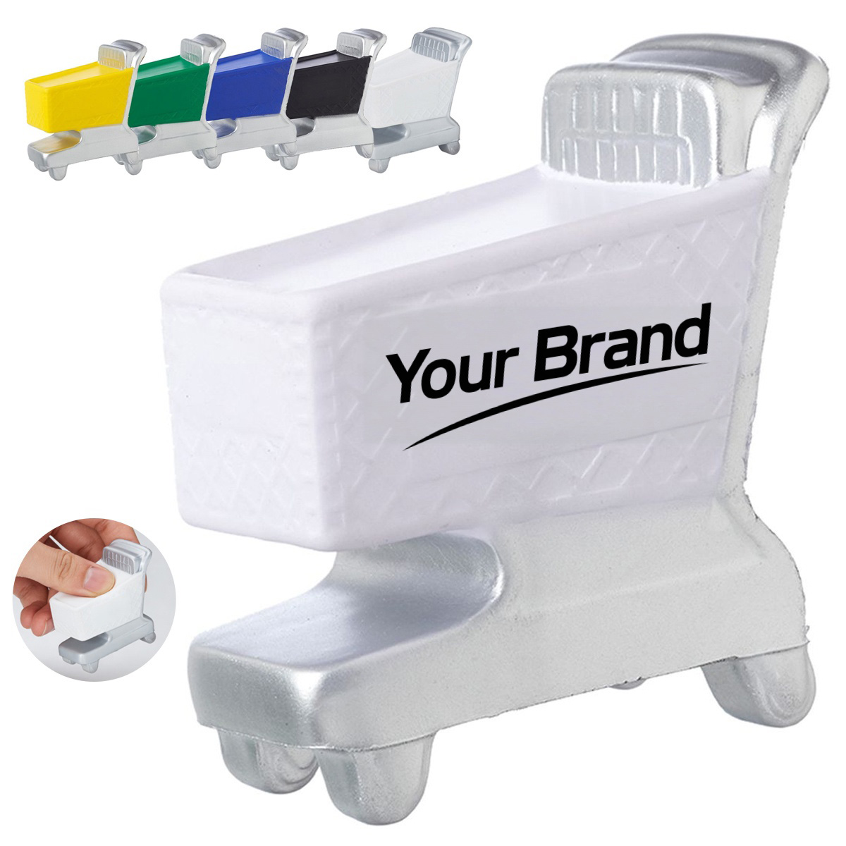 Shopping Cart Supermarket PU Foam Stress Reliever Toy