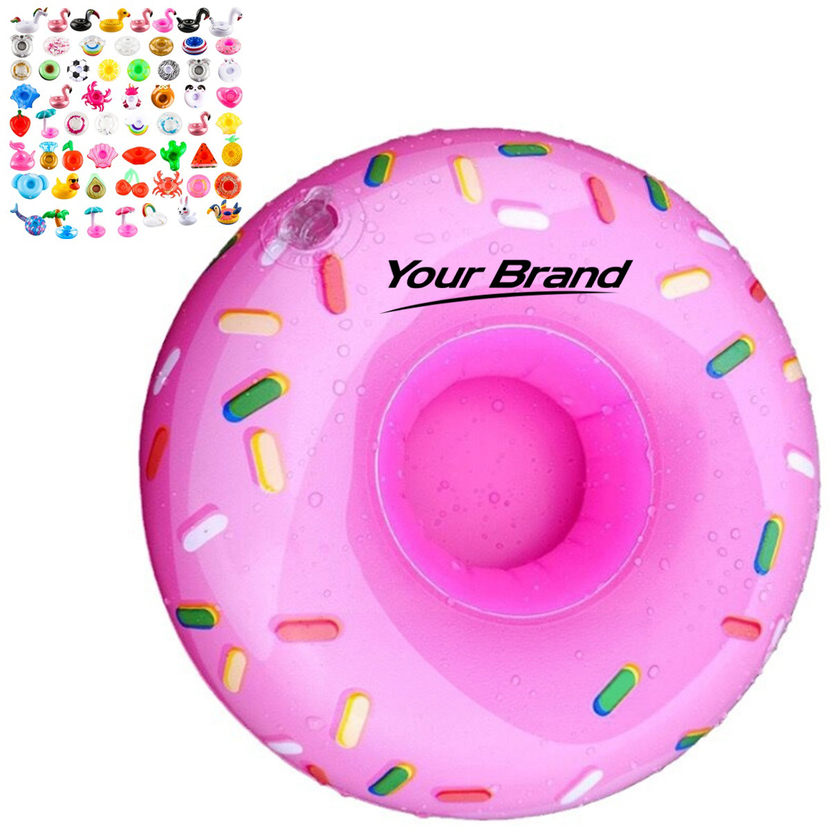 Inflatable Floating Drink Holder Pool Cup Coaster Toy