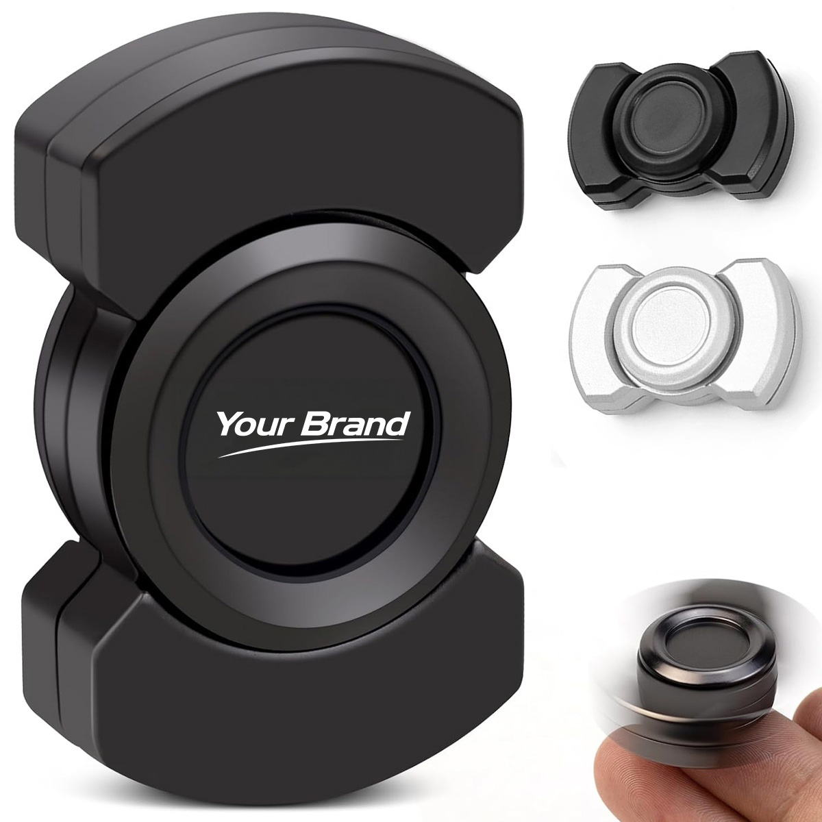 Metal Dual Bar Fidget Spinner Stress Toy