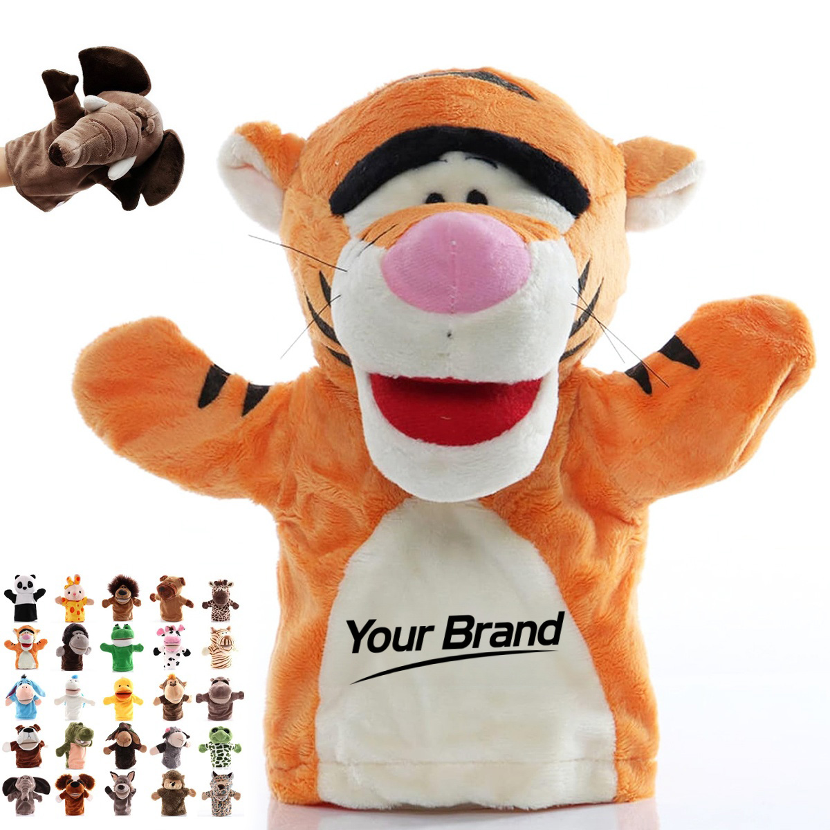 Soft Plush Storytelling Animal Hand Puppet Toy